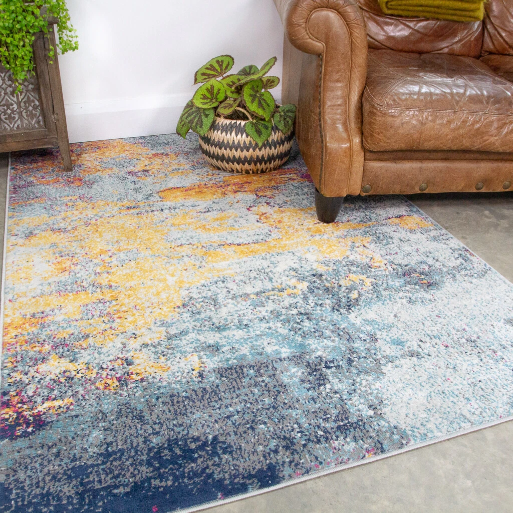 Abstract rug on sale