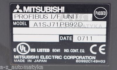 MITSUBISHI PROFIBUS I/F UNIT A1SJ71PB92D A 1SJ71PB92D | eBay MITSUBISHI PROFIBUS I/F UNIT A1SJ71PB92D A 1SJ71PB92D | eBay