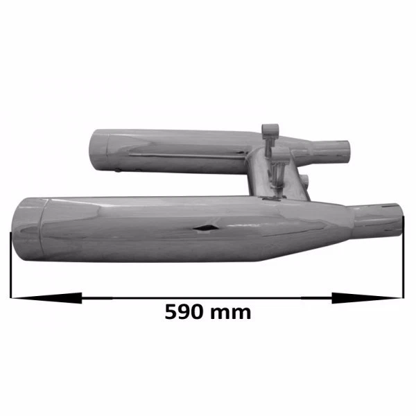 Silenciador de escape KALINSKI BMW R1200C Bond 1200 CL 1200 C/M 1200 Montauk R 850 C Foto 4 de 4