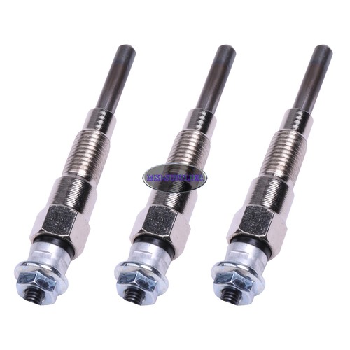 3 Piece Glow Plug for Kubota ZD18 ZD21 ZD321 ZD25F ZD221 ZD28 ZD323