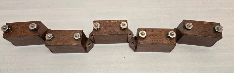 Condensador de mica solar vintage 3kV .3A - Lote de (5) Foto 2 de 4