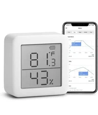 Switchbot thermometer & Hygrometer, Smart Bluetooth Temperature Humidity Sensor