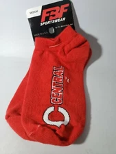 Central College Socks Men Size Medium 5-10 NO SHOW SOCKS 