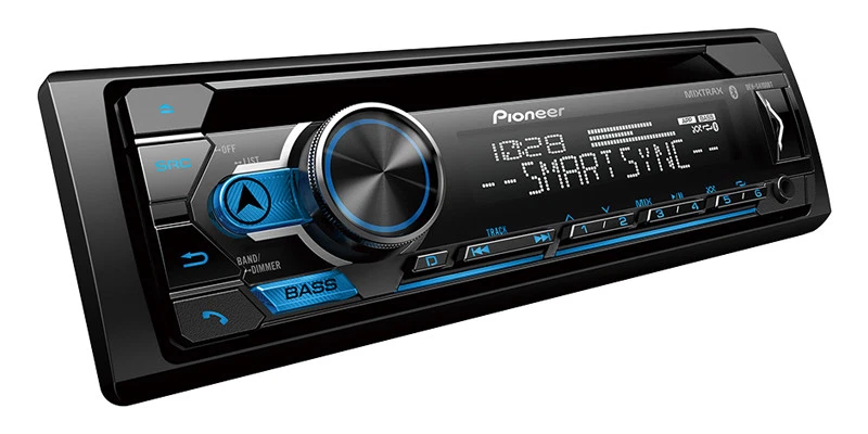 Pioneer estéreo USB/BLUETOOTH con kit de instalación para Harley Davidson 98-13 + altavoz Foto 4 de 4