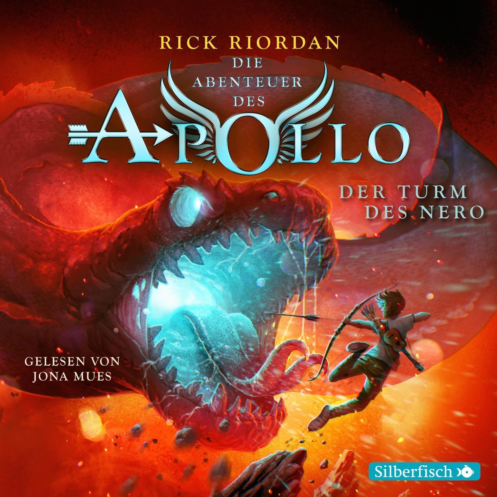 Thumbnail - Die Abenteuer Des Apollo 5: Der Turm Des Nero Rick Riordan - Hörbuch