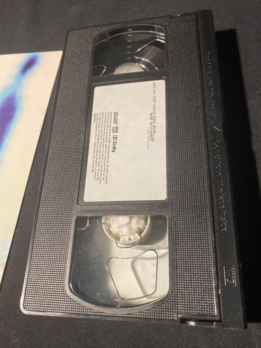 Nine Inch Nails Live VHS Video Tape 2002 Interscope NIN Trent Reznor Concert