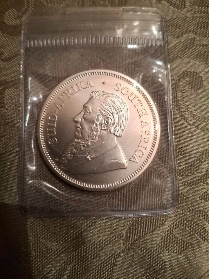 2018 South African 1 OZ .999 Fine Silver Krugerrand BU MINT STATE MS Ungraded. - Image 4 of 4