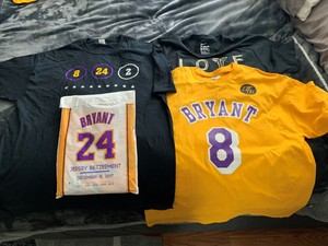 kobe bryant game shirt