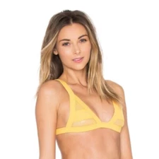 Minimale Animale Women's THE SUNDIAL BANDIT TOP Gold Yellow Size X Small