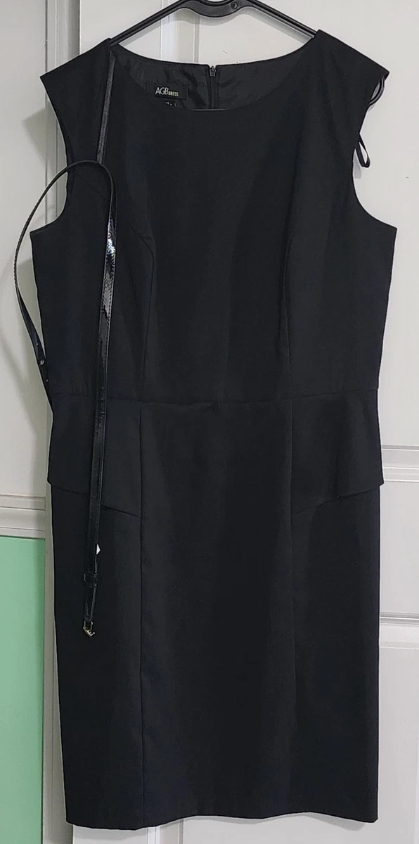 agb black dress AGB | Dresses | Agb Dress Petite Size 4p Royal Blue Black Abstract Swirl  Sleeveless Sheath Dress