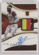 2019-20 Panini Immaculate Rookie 77/99 Bruno Fernando #139 Patch Auto 0kr0