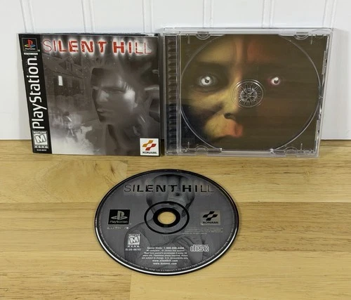 Silent Hill PS1 PlayStation 1 Black Label CIB Complete W/ Reg Card Tested 1999!