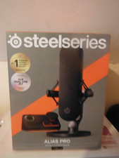 SteelSeries Alias Pro Kit   XLR Mic  Stream Mixer  3x Bigger Capsule Gaming NEW