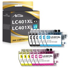 Ink Cartridges for LC401XL Brother MFC-J1010DW MFC-J1012DW MFC-J1170DW Printer