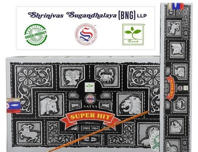 Satya Super Hit Incense Sticks Certified Green Product Bamboo Sticks