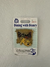 2025 WDW Dining with Disney 10/12 Boma Animal Kingdom Lodge Simba LE 2500 Pin