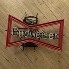 Vintage Bowtie Budweiser Beer Neon 20 Inch Sign Not Working ( No Cracks )