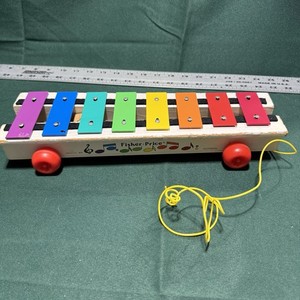 Fisher Price Rainbow Xylophone Pull Toy 1964-1978 No Mallet-ships free!