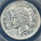 1921 ANACS AU58 Details Silver Peace $1 - Cleaned
