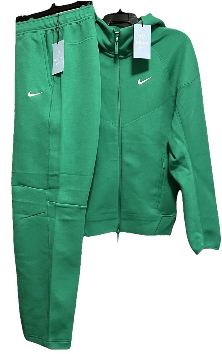 Nike X Nocta Tech Fleece Hoodie Pants Full Set Green Mens 3XL Top