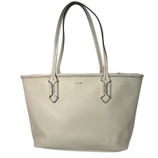 Ralph Lauren RLL Ivory Leather Shoulder Bag