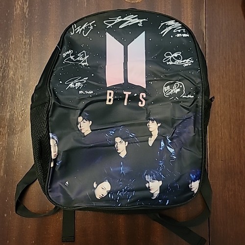 BTS Set Of 3 Backpack, Insulated Lunch Bag, Pencil Case Set K-POP BRAND NEW - Picture 2 of 17