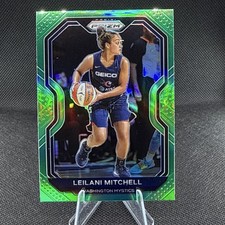Panini Prizm WNBA 2021 Leilani Mitchell Washington Mystics #3 Green Prizm