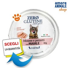 Unipro Cat Zero Glutenfrei Adult Sterilisiert Schwein Katzen Schale 85 g