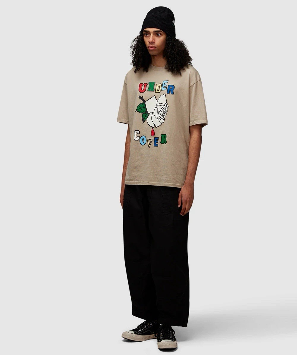 Undercover Rose T-Shirt  Beige  Size 4 (Large) Brand New with Tags RRP:£150 image 7