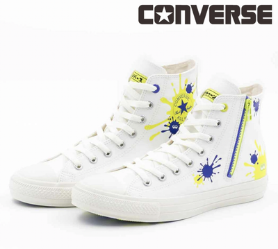 Splatoon3 × Converse All Star Z Hi Converse All Star Splatoon 3 Sneakers Zip Z HI Japan Limited White