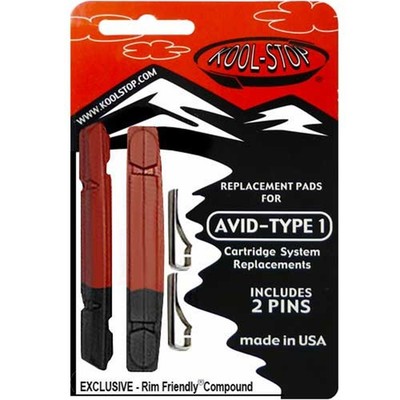 Kool-Stop Bremsgummi V-Brake -AVID1-, R2 dual compound