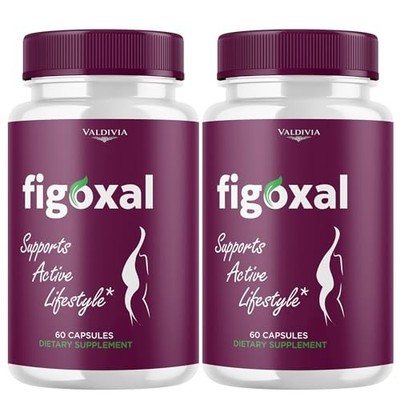 Figoxal Digestive Health Balance Supplement Capsules Gut Support 2 Pack 120Ct