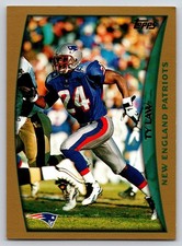 1998 Topps Ty Law #96 New England Patriots HOF Vintage LP