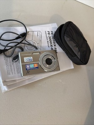  Olympus FE-3010 12MP Orange - Open Box w/ Battery & SD Card (No Charger)