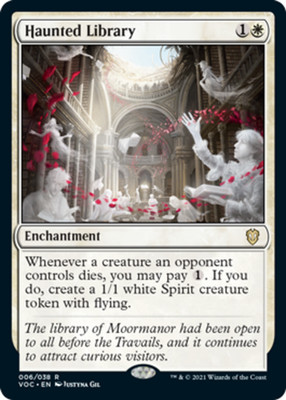 x1 Haunted Library R MTG Commander Innistrad: Crimson Vow M/NM, English