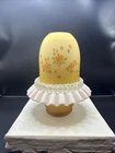 Vintage Westmoreland Custard Fairy Lamp Light (RARE) Hand Painted And Signed ￼