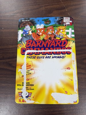 VTG Barnyard Commandos R.A.M.S Action figure toy Playmates Cardback Only FC2