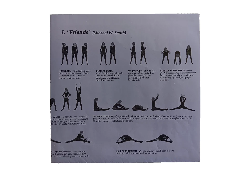 AEROBIRHYTHMS LP featuring Jane Warren w/ Poster 1983, Word Records DaySpring Foto 4 de 4