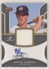 2009 Signature Stars USA Prospects Jerseys 86/399 Bryce Harper #USA-BH Auto 03wr