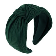 Wide Knotted Headbands for Women Non Slip Head Band Green Headband Fashion To...