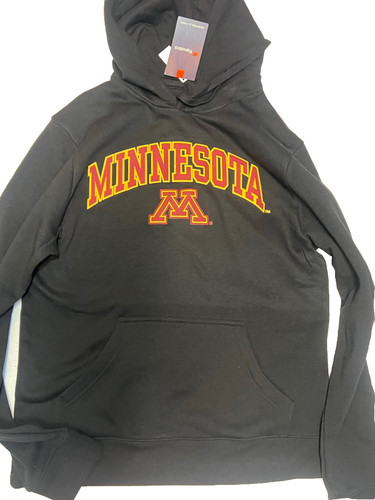 University Of Minnesota Golden Gophers Black Hoodie *- Size M / Medium - NWT