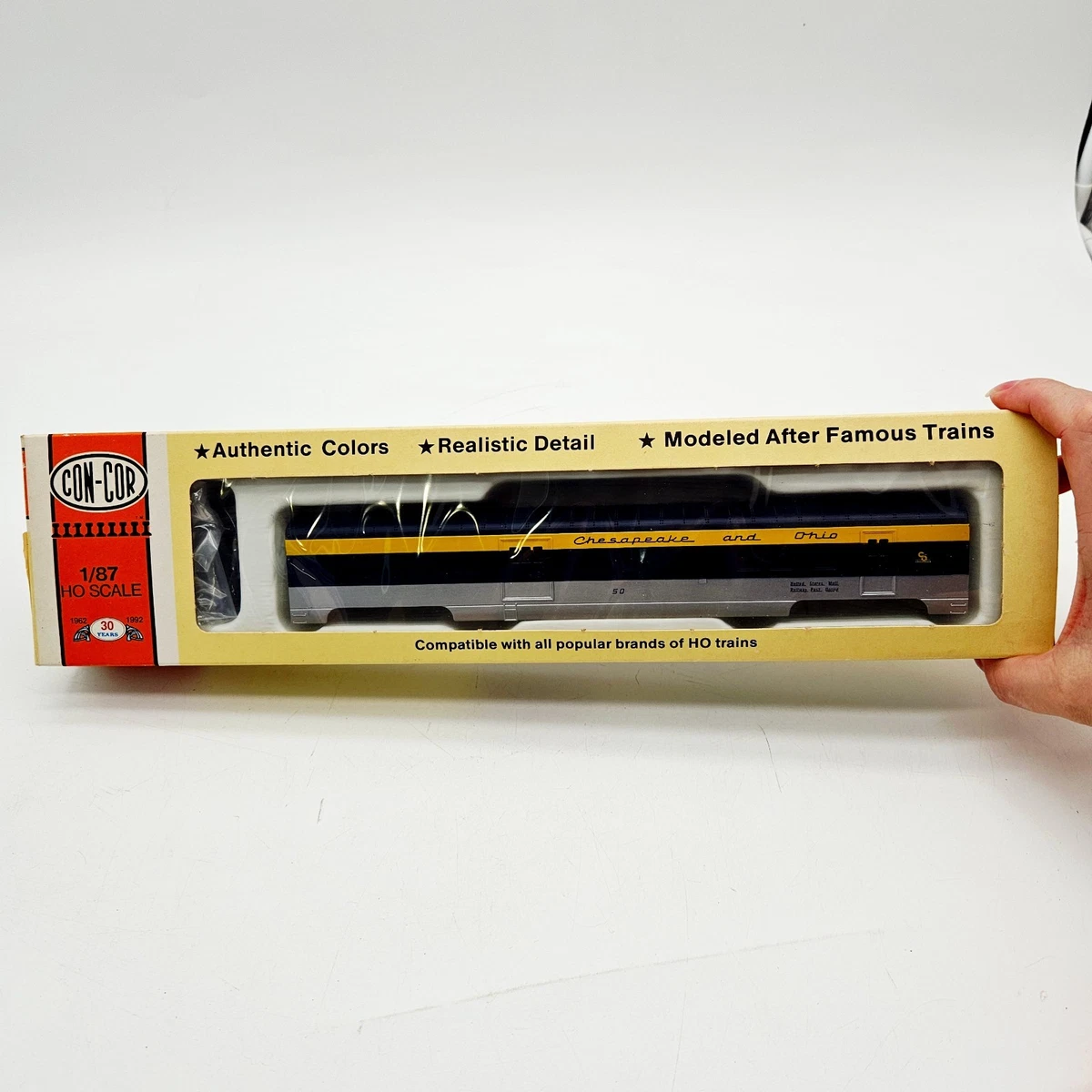 Con-Cor Blue HO Model Railroad Passenger Cars for sale | eBay