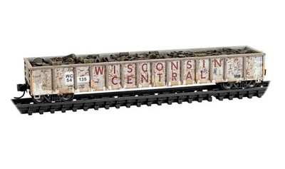 Wisonsin Central Greenville 52'6'' 2494 Mill Gondola Micro-Trains 170 144 020 N