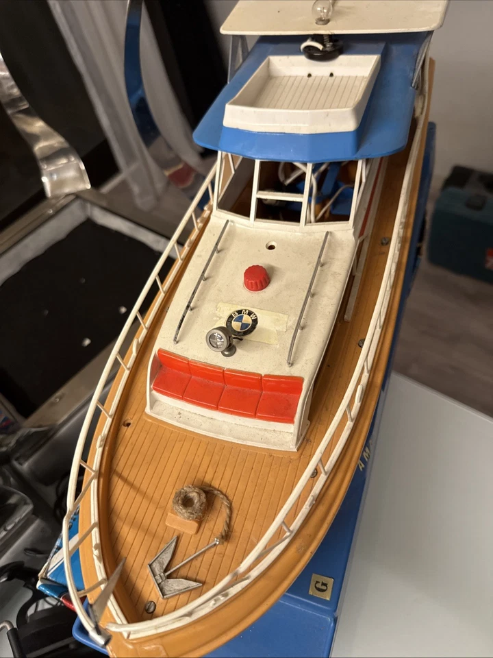 !Carrera Structo 90400 Motor Yacht AMARO 70er Jahre In OVP !!! Ersatzteilspender - Bild 3 von 4