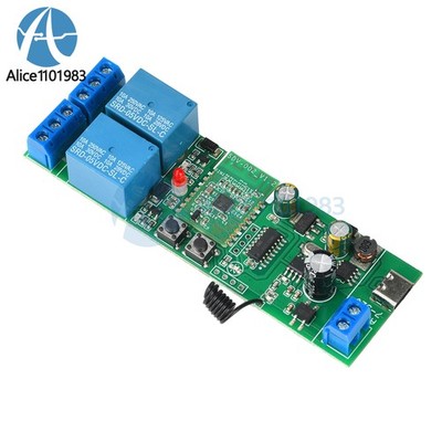 AC/DC 7-32V 2CH eWeLink APP Bluetooth WIFI Relay Switch Module Type-C RF 433