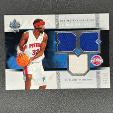 2006-07 UD Ultimate Triple Jersey Richard Hamilton 07/10 Pistons#Z