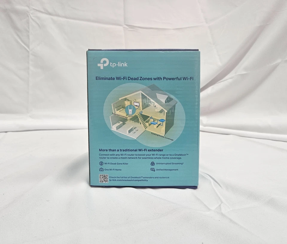 Open-Box TP-LINK RE315 AC1200 Dual Band Mesh Wi-Fi Extender (W5:A6/B6-12) - Image 2 of 3