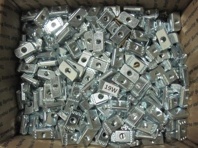 3/8-16 Strut Nuts W/O Spring for Unistrut Channel 650 QTY  B-Chanel Zink Steel