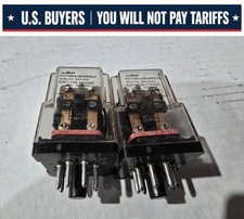 POTTER BRUMFIELD KRP14DN 120V COIL 8 PIN (LOT OF 2 USED)