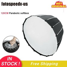 US Triopo 120cm 47.2inch Quick Install Deep Parabolic Softbox For Bowen Flash